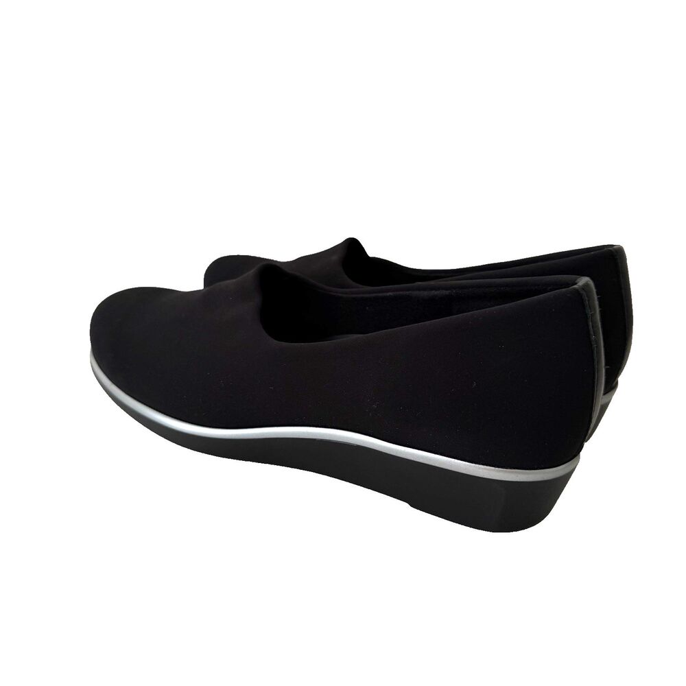 SAS Tripad Comfort Black Bliss Womens Loafer Sz 9M Slip On Wedge Shoes USA - Picture 5 of 7
